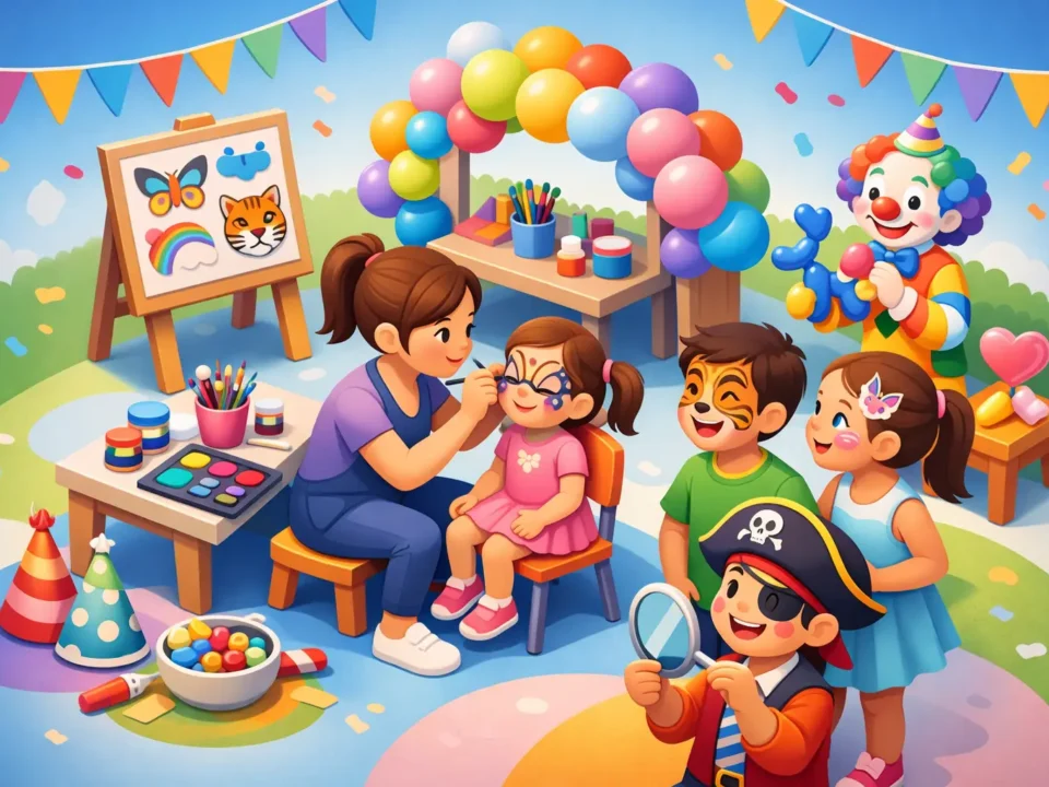 Face Painting for Kids Parties That Steals the Show