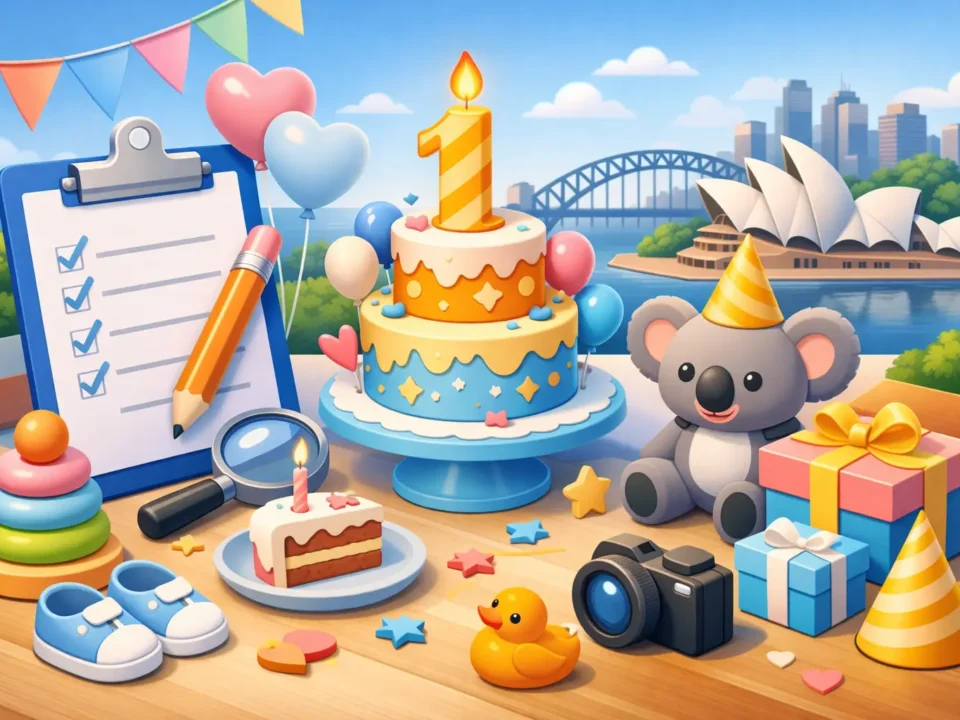 First Birthday Party Checklist for Sydney Parents